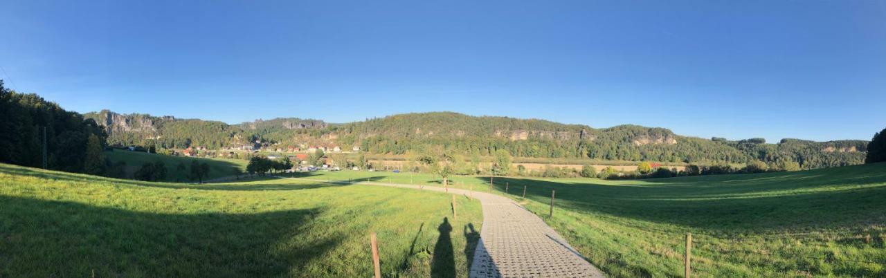 Moderne Pension Vonbartsch Mit Ladestation In Der Saechsischen Schweiz Struppen Luaran gambar