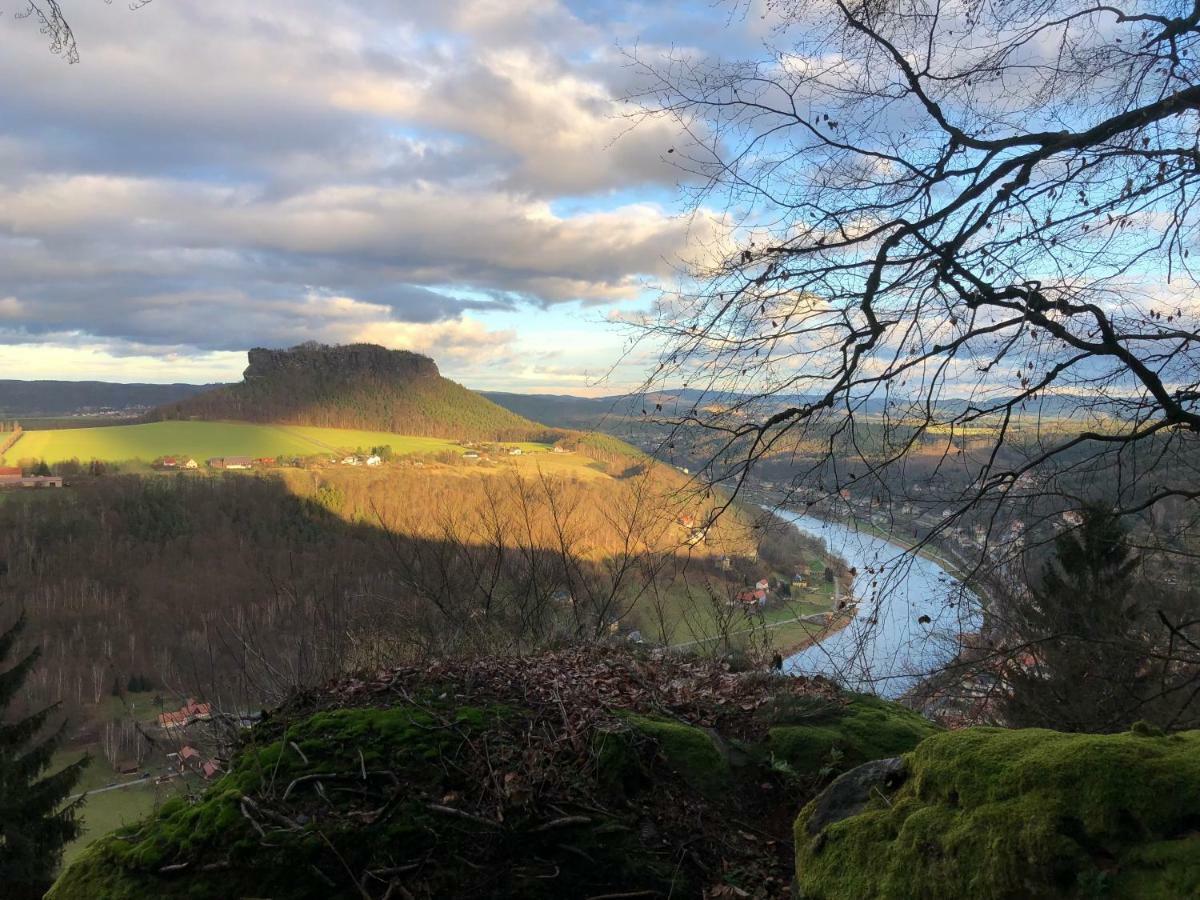 Moderne Pension Vonbartsch Mit Ladestation In Der Saechsischen Schweiz Struppen Luaran gambar